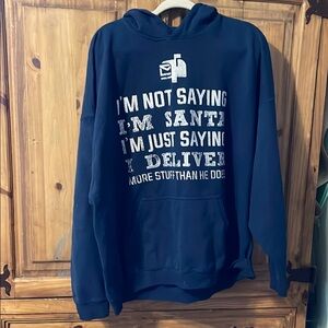 Navy Graphic Hoodie